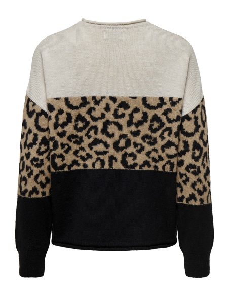 Pull Léopard Moonbeam ONLJADE ONLY - 8 | TOPS